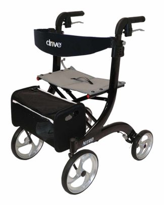 Rollator Nitro Medium Zwart (7 kg) | Drive