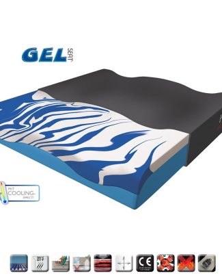 Rolstoelkussen GelSeat | 48 x 42 x 8 cm | Anti-decubitus | Met gel en schuim | Voorgevormd | Maximaal 120 kg | G-SEAT4842