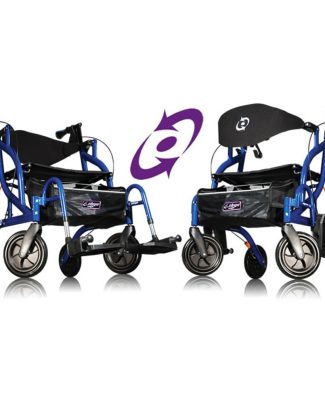 Fusion rollator en rolstoel in een (7,7 kg) | Airgo