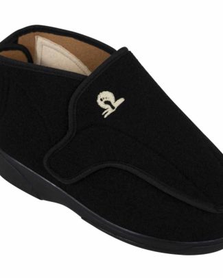 Verbandschoen Victory | Zwart | Maat 41 | Unisex | Brede schacht en pasvorm | Nature Comfort | PI02141-BK