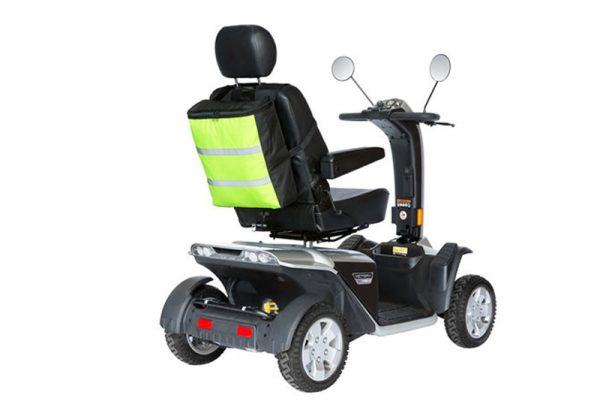 Zorgtrader Rugleuningtas voor uw scootmobiel met veiligheidsreflectie