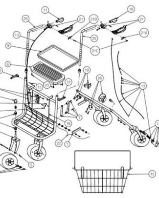 Vermeiren Wiel compleet met lagers Klassieke rollator 286B (per stuk) (3)