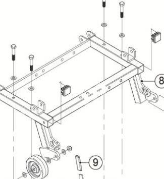 Fortress Calypso Achterframe onderzijde Fortress Calypso - Tweedehands