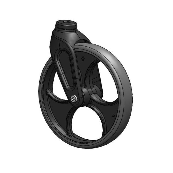 Topro Voorwiel compleet met vork Topro Troja Classic/Neuro