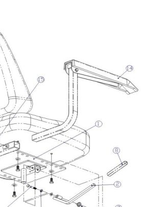Fortress Calypso Armsteun verstelbaar rechts Fortress Calypso  - Tweedehands