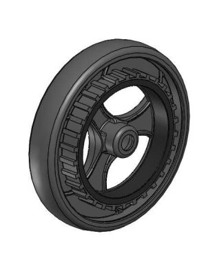 Topro Grip achterwiel met remtandwiel (TPE) per stuk Topro Neuro / 2G