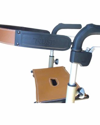 Rugband Let&apos;s Go Out / Let&apos;s Fly | TrustCare | Bruin | Rugsteun rollator | PR30278-BESTRAP
