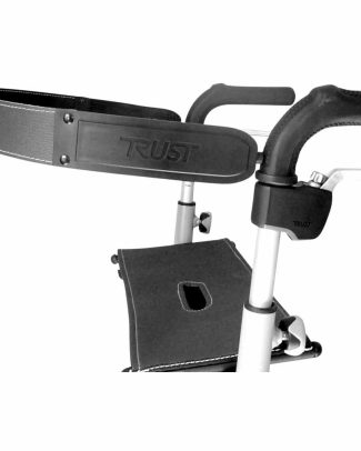 Rugband Let&apos;s Go Out / Let&apos;s Fly | TrustCare | Zwart | Rugsteun rollator | PR30278-BKSTRAP