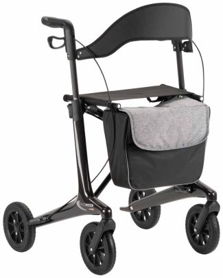 Carbon rollator met softwielen | Kies uw kleur : Carbon | MultiMotion