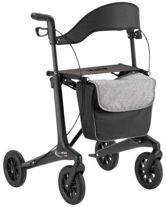 Carbon rollator met softwielen | Kies uw kleur : Zwart | MultiMotion