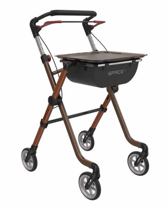 Space-I Binnenhuis Rollator | Kies uw kleur : Toffee & Bruin | Rehasense