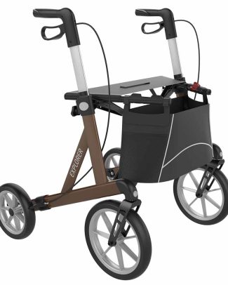 Rollator Explorer Outdoor (9,2 kg) | Rehasense | Buiten rollator | Grote wielen met zachte banden | Medium | Maximaal 200 kg | ERBOM550