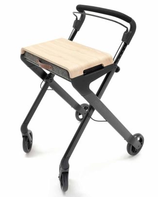 Indoor rollator (5,2 kg) | Kies uw kleur : Mat zwart | Rollbuddy