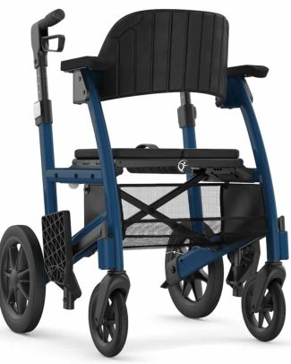 Prestige Rollator en Rolstoel in 1 | Kies uw kleur : Donker blauw | Triumph