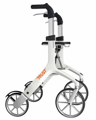Lichtgewicht rollator Let&apos;s Fly (6,9 kg) | Kleur : Wit | TrustCare