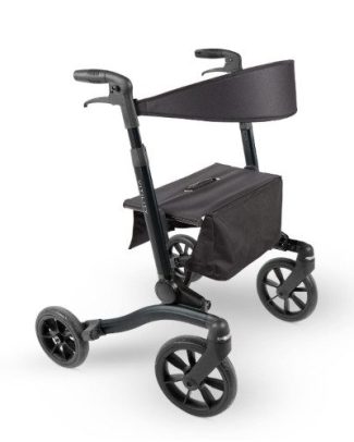Vitility Rollator Compact Charcoal Black