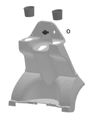 Afikim Afikim losse binnenkap kleur zwart (excl bekerhouder en drukknop) - Breeze S4 PLUS