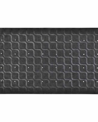Badmat / Douchemat antislip 70 x 40 cm | Kleur: Zwart | Met zuignappen | Hoogwaardig rubber