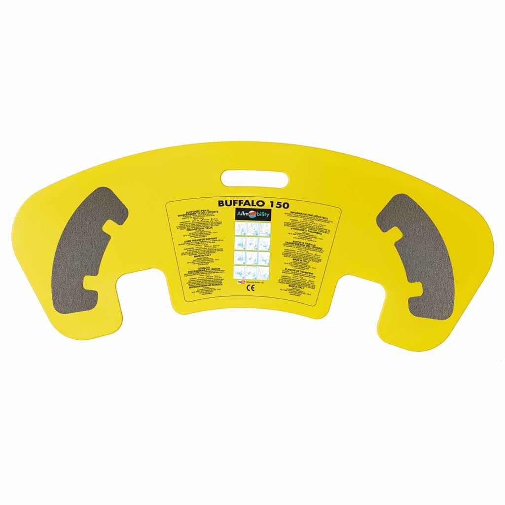 Buffalo transferplank | Met anti-slip | Afmetingen 77 x 32,5 x 0,4 cm | Max. gebruikersgewicht 150 kg | ATB150-G