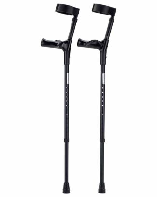 Elleboogkrukken anatomisch - verschillende kleuren | Kies uw kleur : Zwart