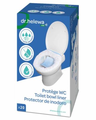 Hygiënische opvangzakken voor toilet | Dr Helewa | Verpakking 20 stuks | Sluitbaar | DH1020