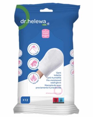 Vochtige washandjes met beschermlaag (12 stuks) | Dr Helewa