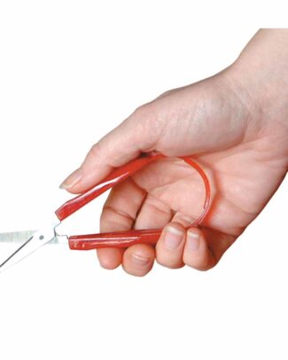 Handwerkschaar - rond | Lusvormig zelfopenend handvat | Ideaal voor mensen met reuma | PR63003