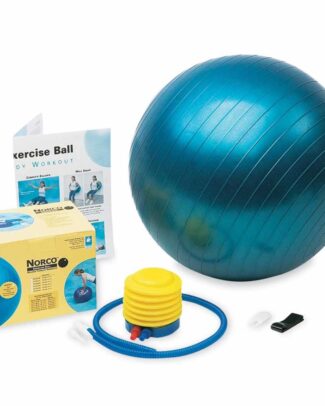 Therapiebal | 65 cm | Verkrijgbaar in diverse maten | Incl. pomp | Bal voor balanstraining en revalidatieoefeningen | PR15202