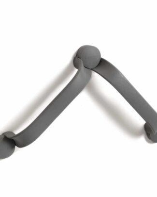 Flex wandbeugel - schroefmontage | Maak een keuze : Grijs 60 cm (2x 30 cm) | Etac