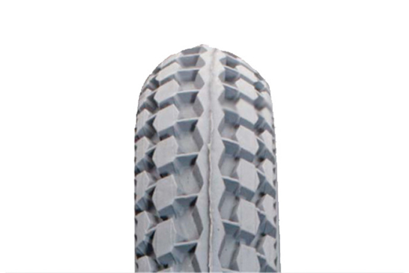 Silema Scootmobiel buitenband met blokprofiel (12 1/2 x 2 1/4 Grijs blok C-623)