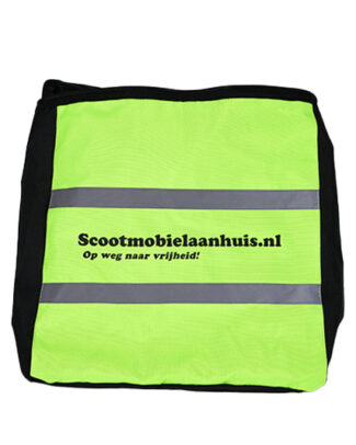 Zorgmiddelenaanhuis Fluorescerende boodschappentas voor uw scootmobiel