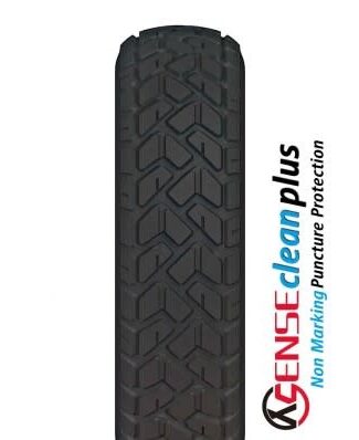 XSENSE CLEANPLUS Scootmobiel buitenband 13 x 4.00 - 8 (2.50/3.30-8 (330X90)) Zwart - Pride victory xl140
