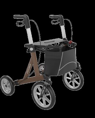 Rehasense Explorer outdoor rollator XL tm 200KG inclusief rugsteun