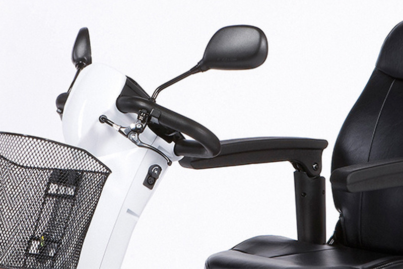 Scootmobielaanhuis Spiegel voor uw scootmobiel — Universeel met een klem om het stuur