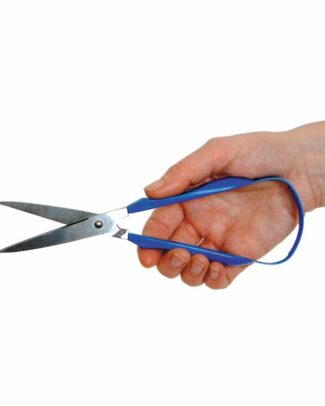 Lusschaar | Zelfopenend handvat | Gepunt | Blauw | Linkshandig | Lengte blad 75 mm | PR63010