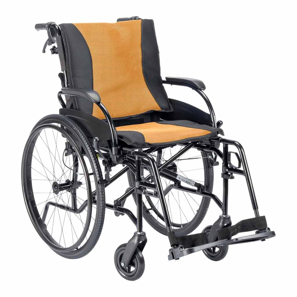 Rolstoel Air - Extra licht (12 kg) | Kies uw kleur : Bruin | MultiMotion