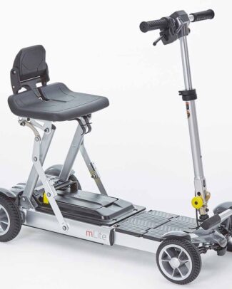 MLite Lichtgewicht Opvouwbare Scootmobiel (17,9 kg) | Kies uw kleur : Grijs