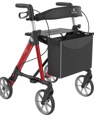 Proxy rollator lichtgewicht (6,5 kg) | Kies uw kleur : Rood | Rehasense