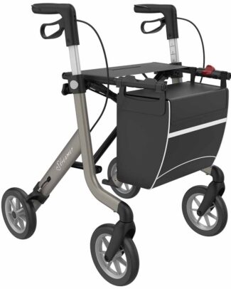 Rollator Streamer lichtgewicht (6,2 kg) | "Lengte persoon: Large (standaard) 165 - 200 cm","Kies uw kleur: Champagne" | Rehasense