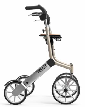 Lichtgewicht rollator Let's Go Out (Buitenkansje) | Kies uw kleur : Beige | TrustCare