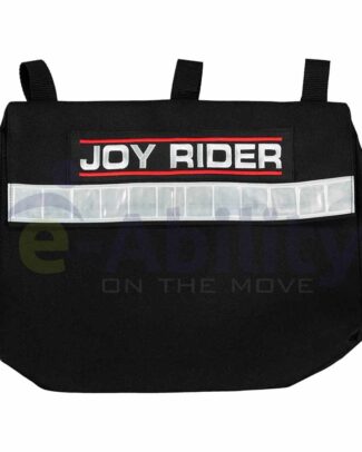 Rugleuning tas voor JoyRider elektrische rolstoel | e-Ability | 1 vak | Met reflectie | Zwart | Nylon | e-Aa0003