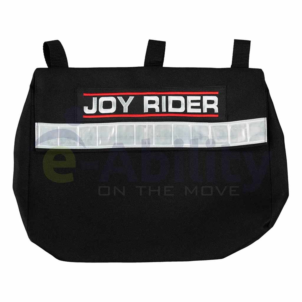 Rugleuning tas voor JoyRider elektrische rolstoel | e-Ability | 1 vak | Met reflectie | Zwart | Nylon | e-Aa0003