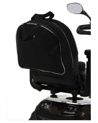 Scootmobieltas over rugsteun | Zwart | Geschikt voor scootmobielen zonder hoofdsteun | Splash | PR34057