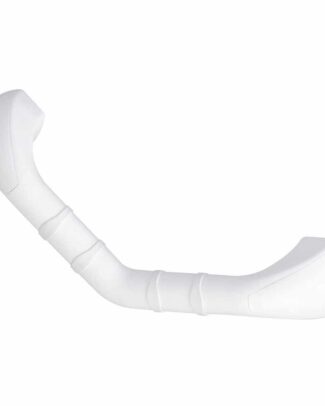 Wandbeugel Prima Gehoekt | Lengte: 33 cm | Handgreep schroefmontage | Anti-slip | Wit | PR60292
