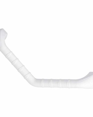 Wandbeugel Prima Gehoekt | Lengte: 40 cm | Handgreep schroefmontage | Anti-slip | Wit | PR60293