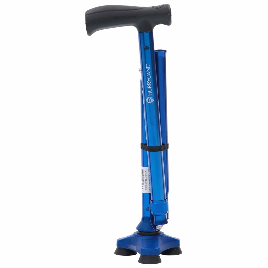 Wandelstok opvouwbaar Hurrycane | Kies uw kleur : Blauw