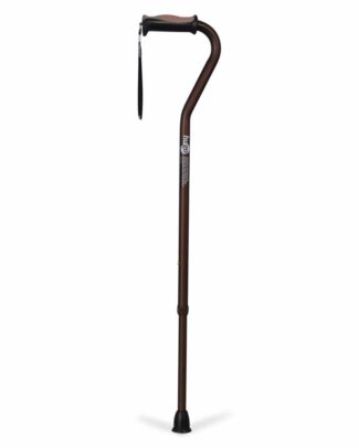 Wandelstok met Offset handvat | Kies uw kleur : Bruin | Hugo
