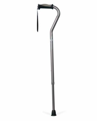 Wandelstok met Offset handvat | Kies uw kleur : Grijs | Hugo