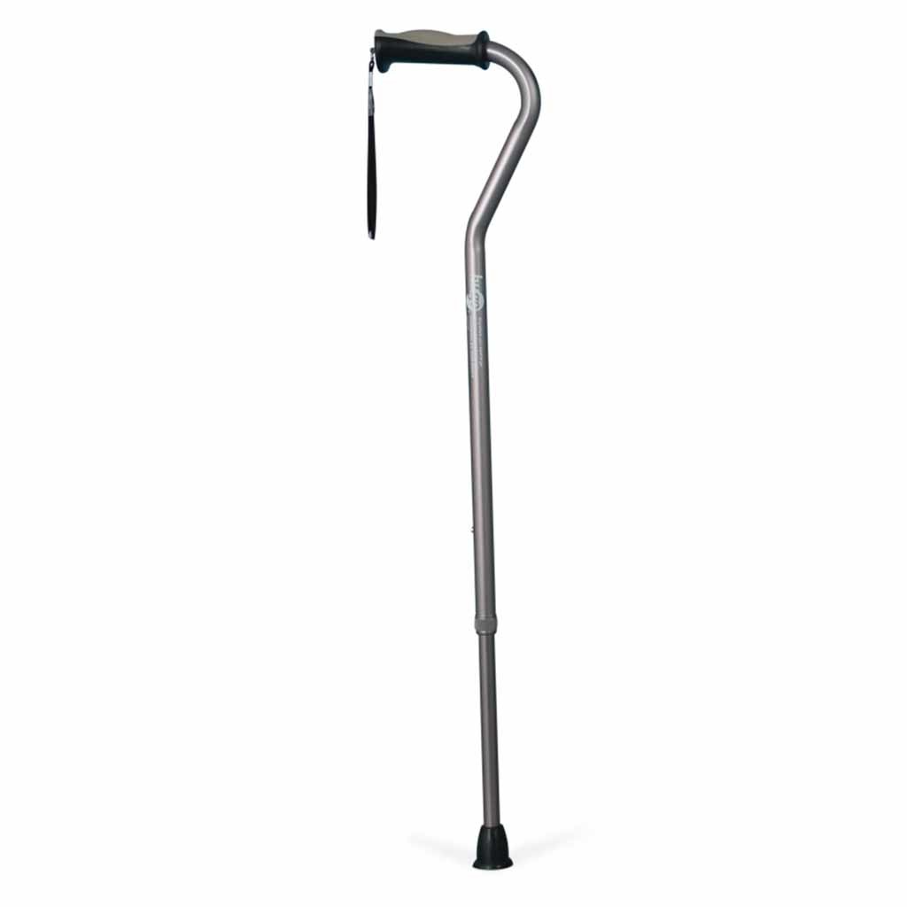 Wandelstok met Offset handvat | Kies uw kleur : Grijs | Hugo